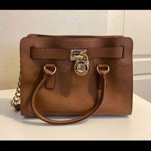 Brown Leather Mk purse